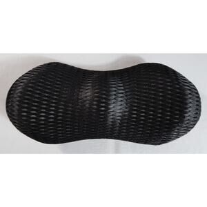 Lumbar Memory Foam Back Support Pillow for Lower Back Pain Relief Black